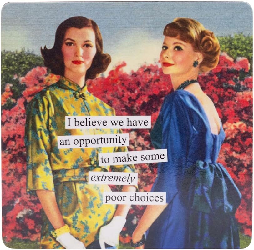 Anne Taintor Square Refrigerator Magnet